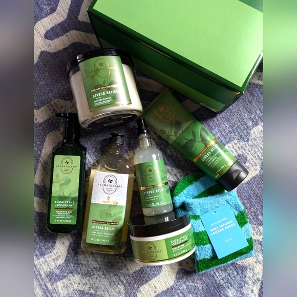 New BATH & BODY WORKS Eucalyptus Spearmint Limited Stres...